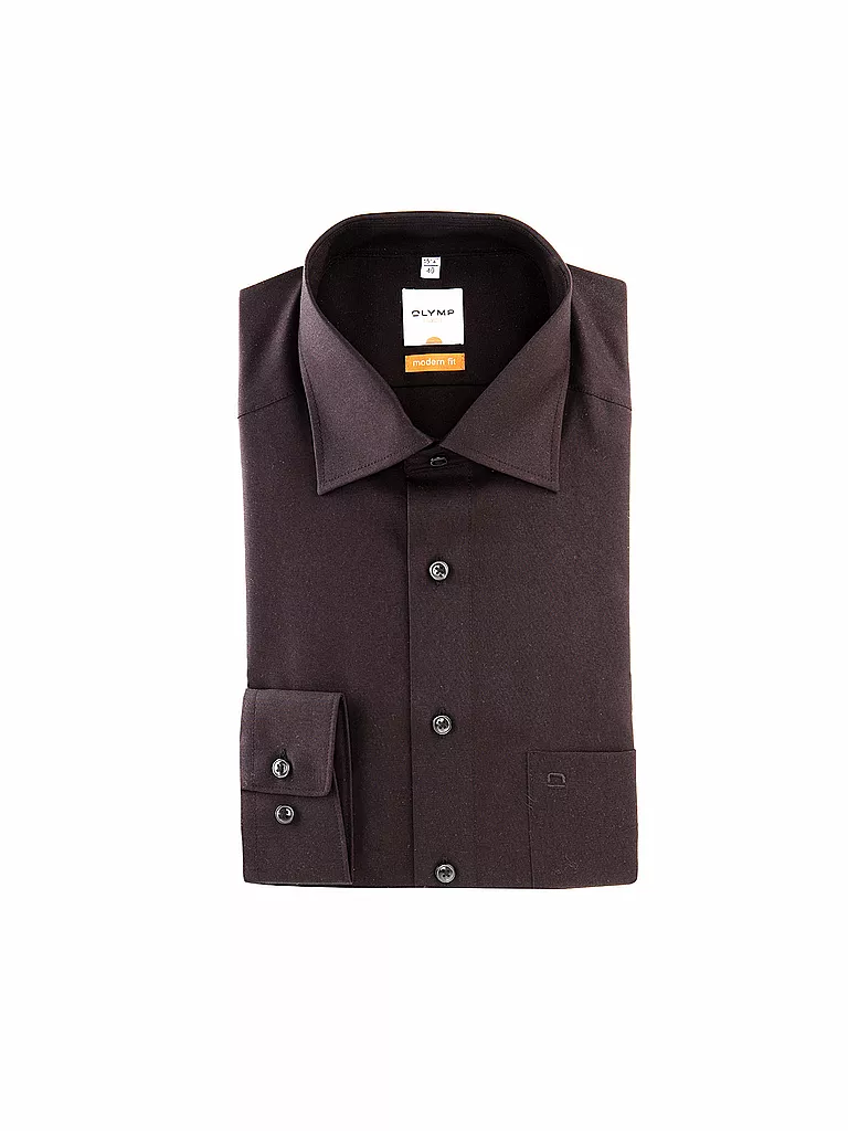 OLYMP | Camisa Modern Fit | Negro