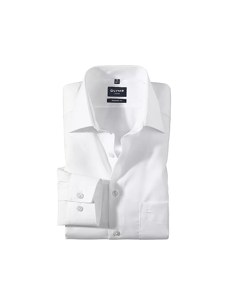 OLYMP | Camisa Modern Fit | Blanco