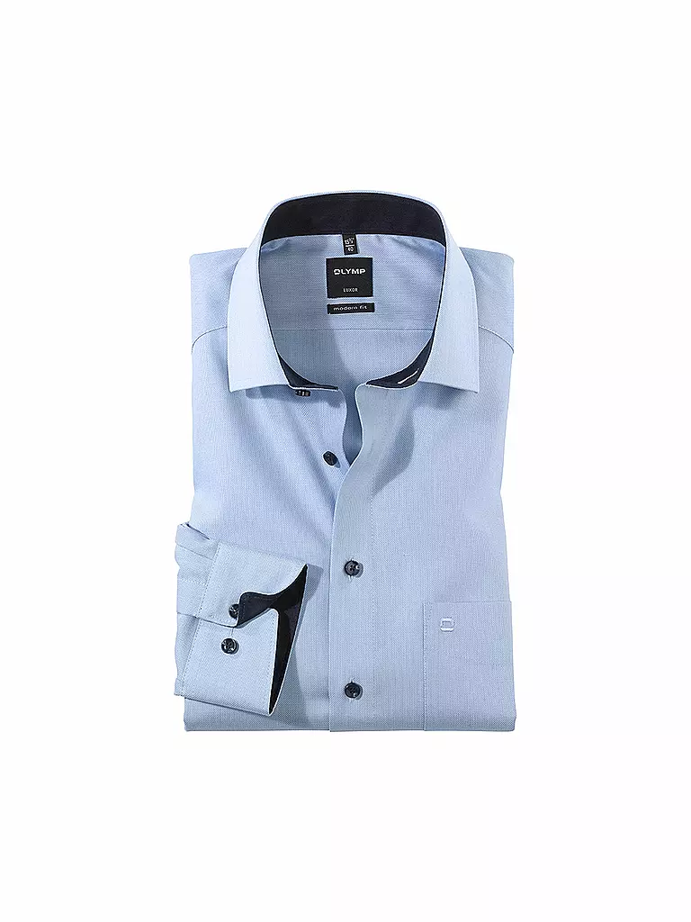 OLYMP | Camisa Modern Fit | Azul