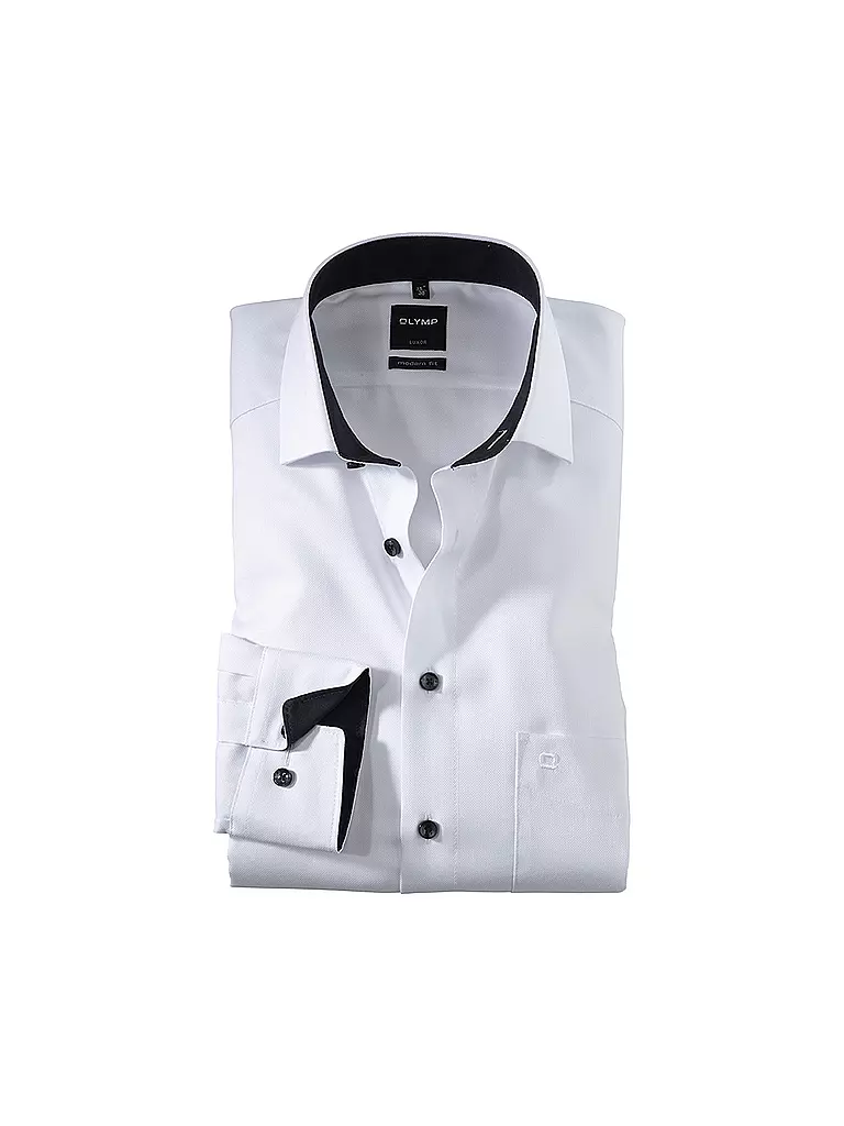 OLYMP | Camisa Modern Fit | Blanco