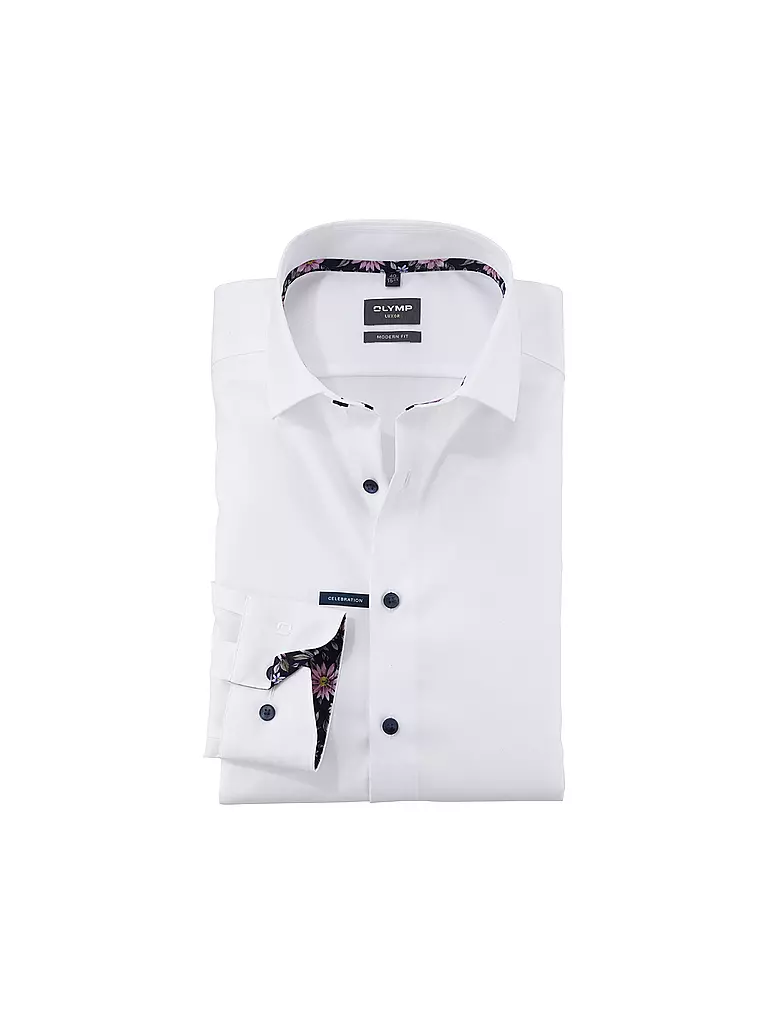 OLYMP | Camisa Modern Fit | Blanco