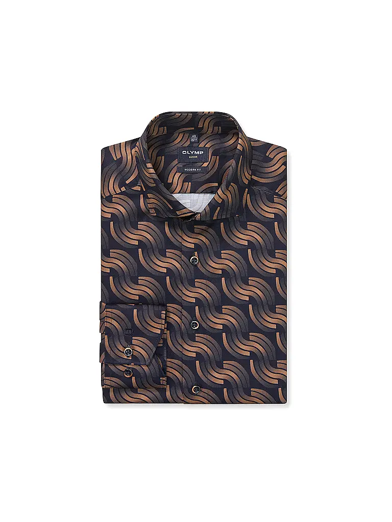 OLYMP | Camisa Modern Fit | Azul oscuro