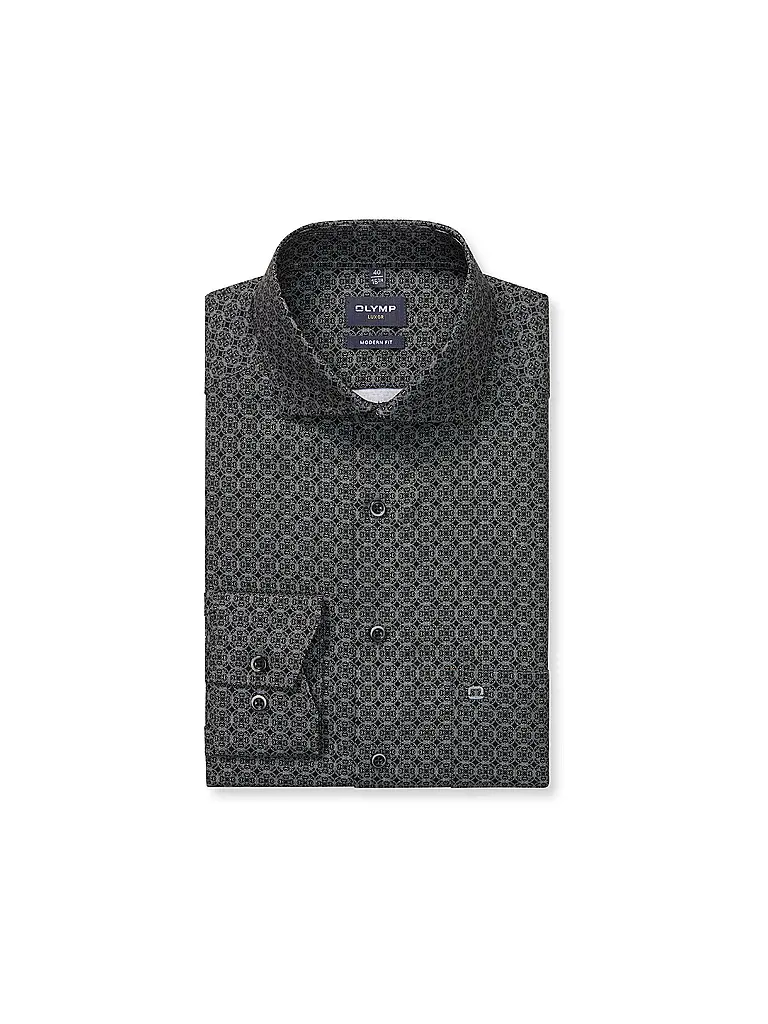 OLYMP | Camisa Modern Fit | Gris