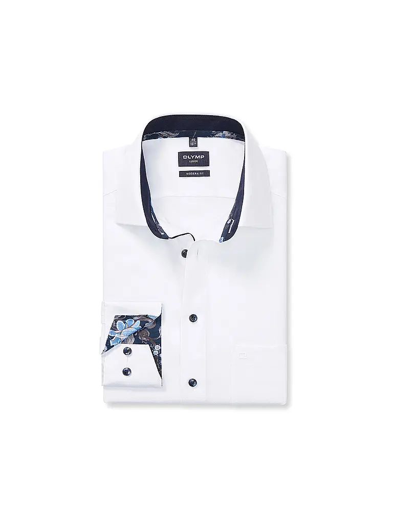 OLYMP | Camisa Modern Fit | Blanco