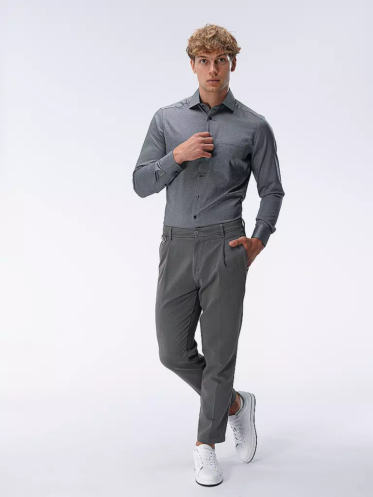 OLYMP | Camisa Modern Fit | Gris