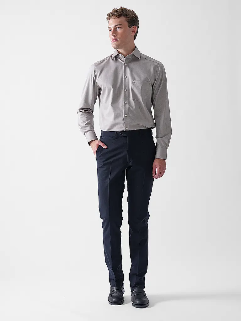 OLYMP | Camisa Modern Fit | Marrón claro
