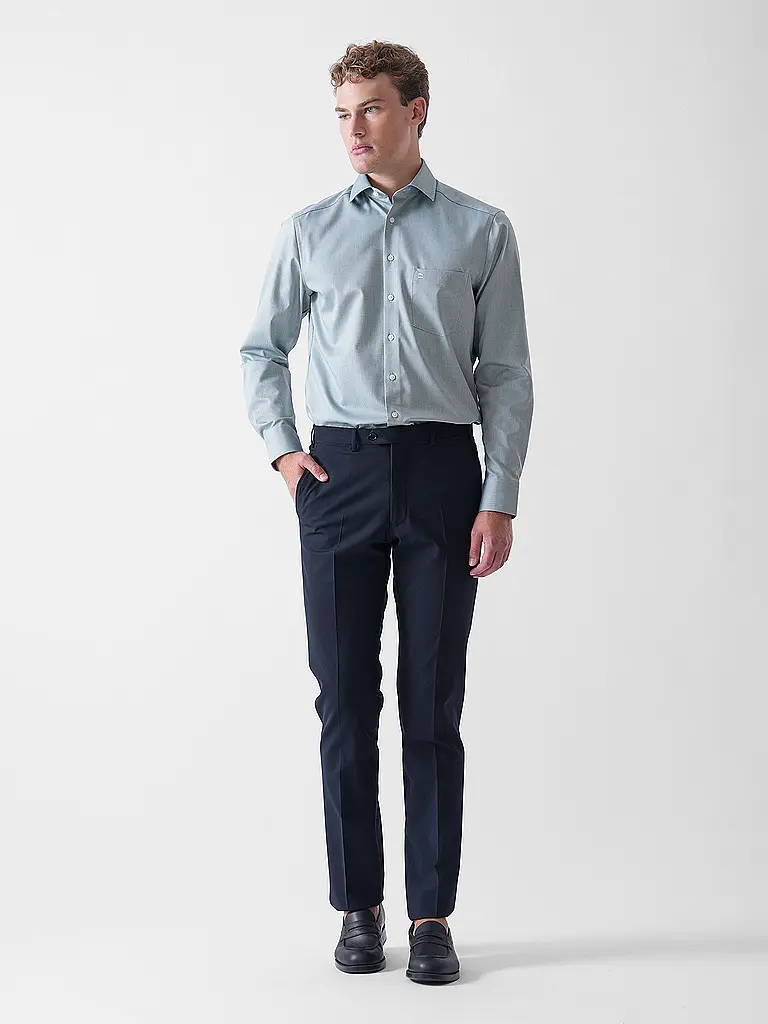 OLYMP | Camisa Modern Fit | Verde oscuro