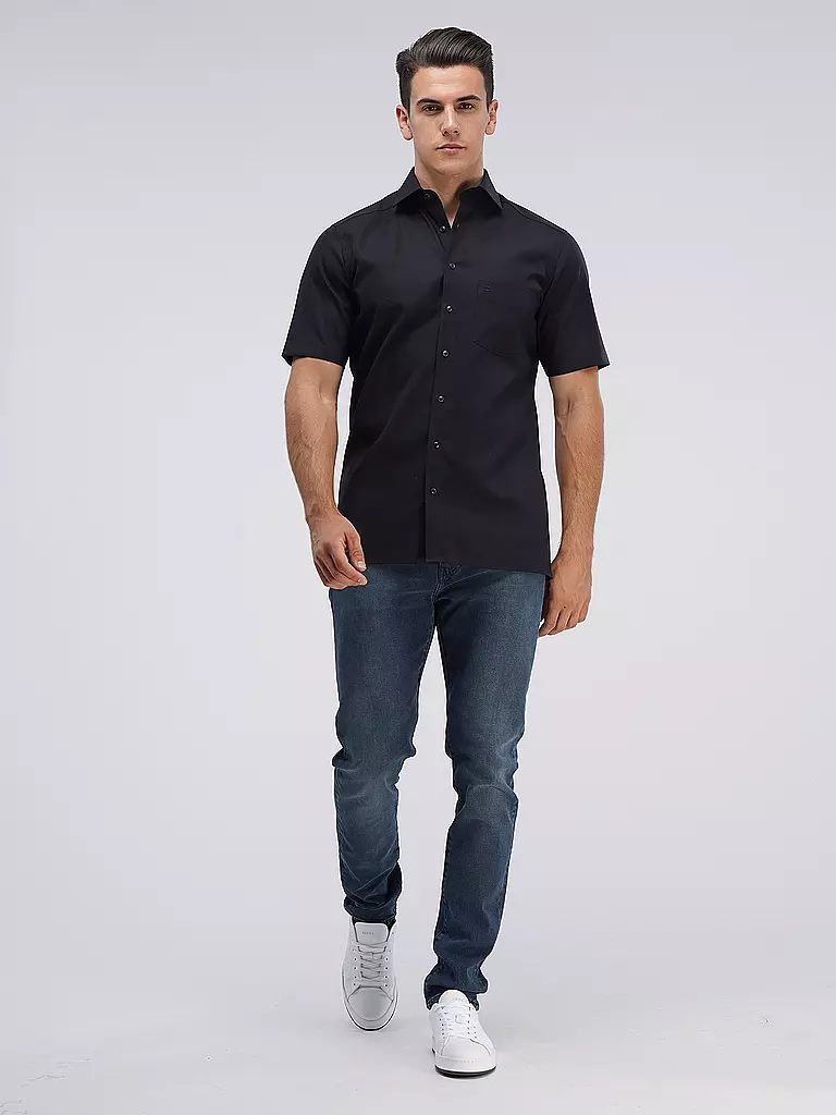 OLYMP | Camisa Modern Fit | Negro