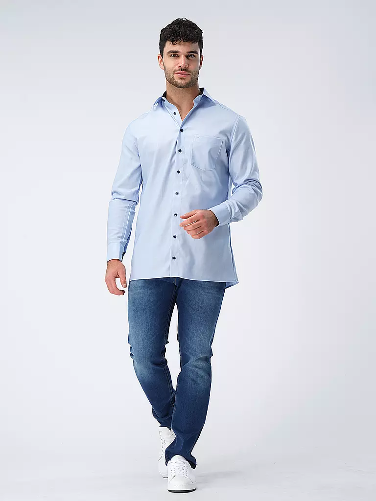 OLYMP | Camisa Modern Fit | Azul