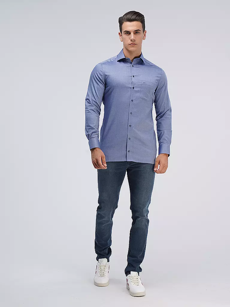 OLYMP | Camisa Modern Fit | Azul