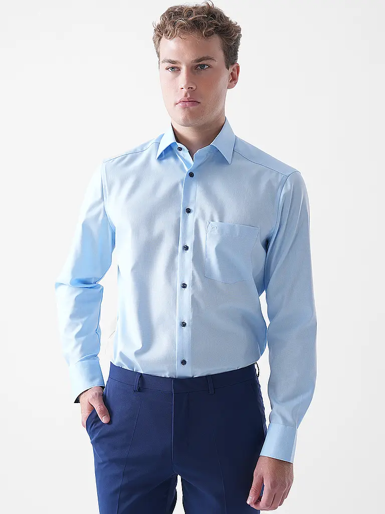 OLYMP | Camisa Modern Fit | Azul claro