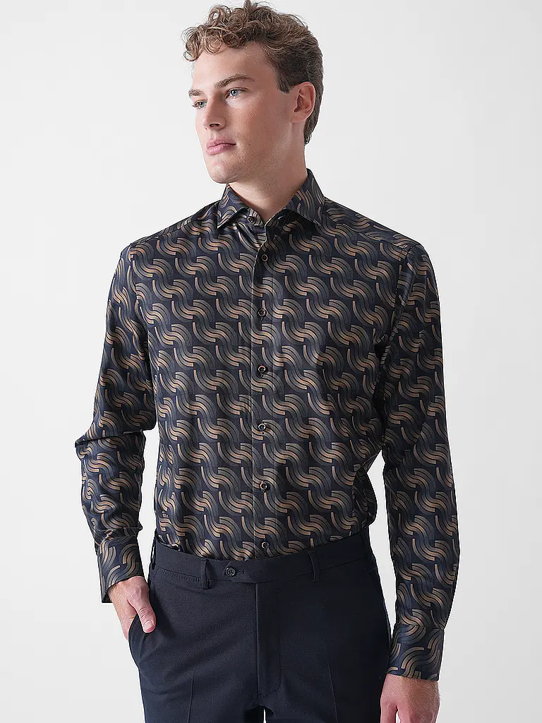 OLYMP | Camisa Modern Fit | Azul oscuro