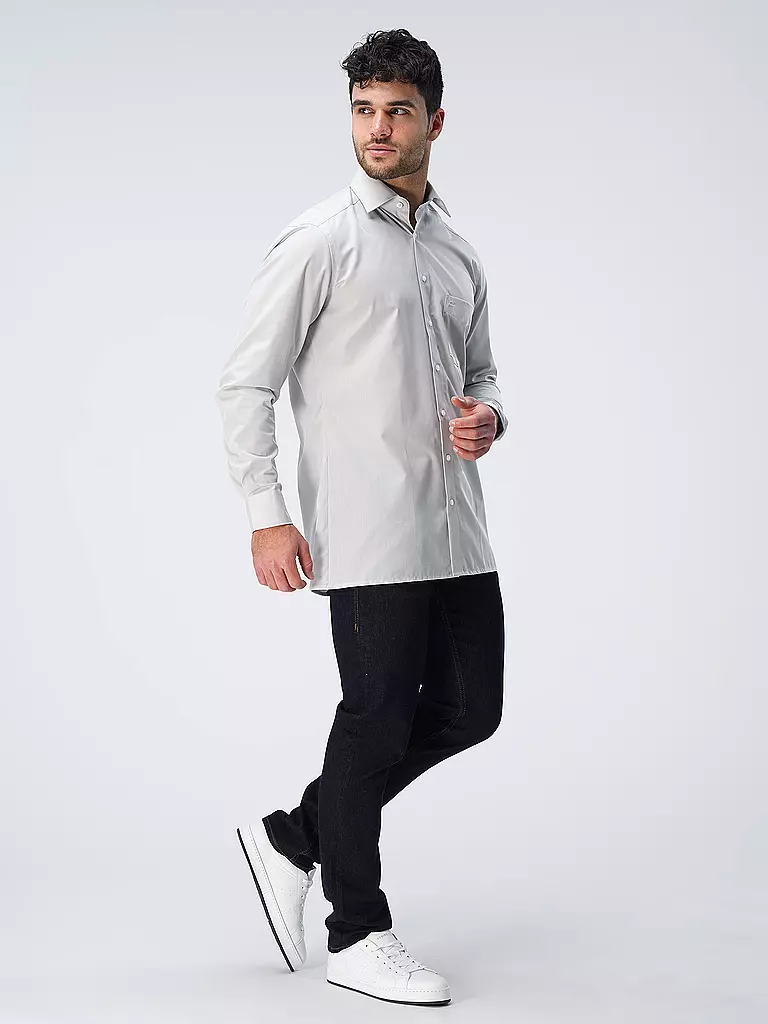 OLYMP | Camisa Modern Fit | Gris