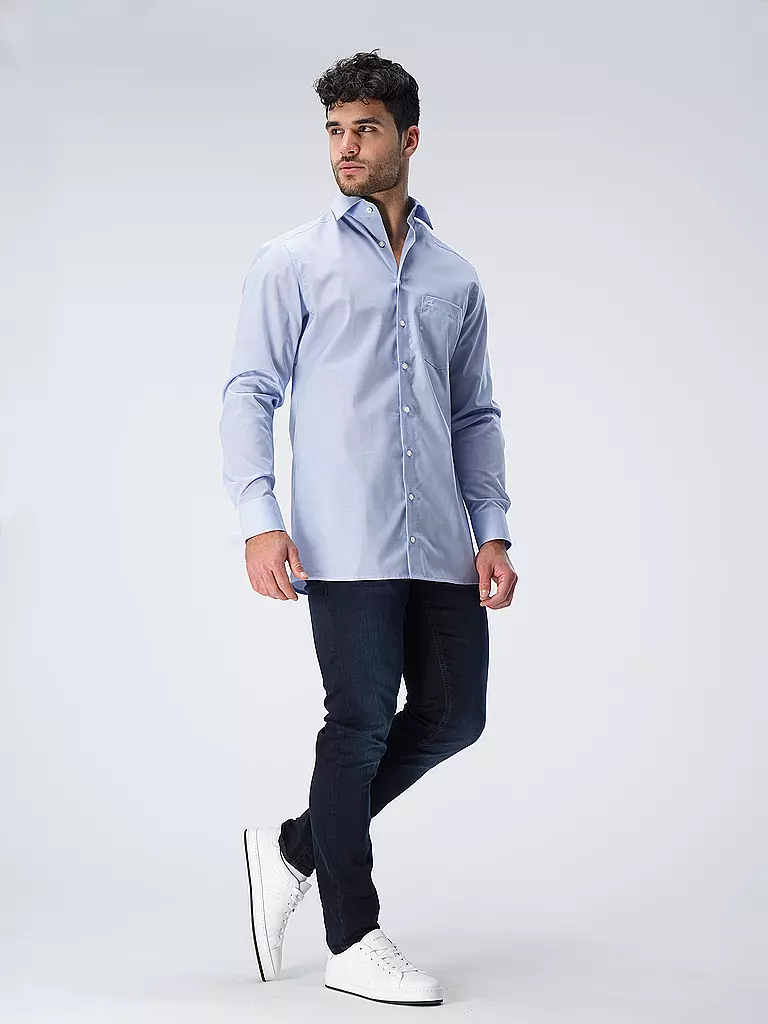 OLYMP | Camisa Modern Fit | Azul