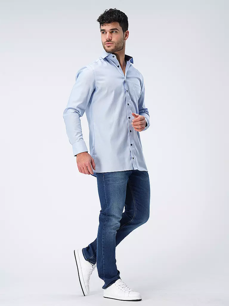 OLYMP | Camisa Modern Fit | Azul