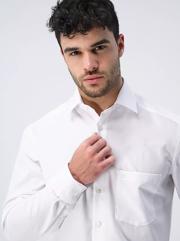 OLYMP | Camisa Modern Fit | Blanco
