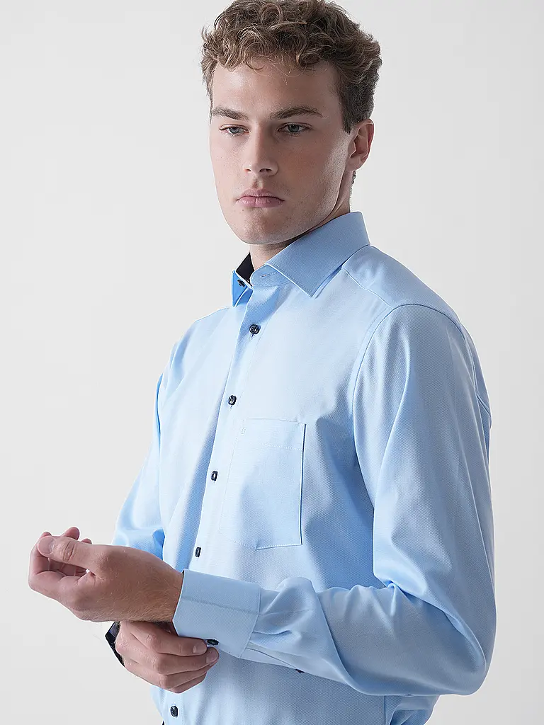 OLYMP | Camisa Modern Fit | Azul claro