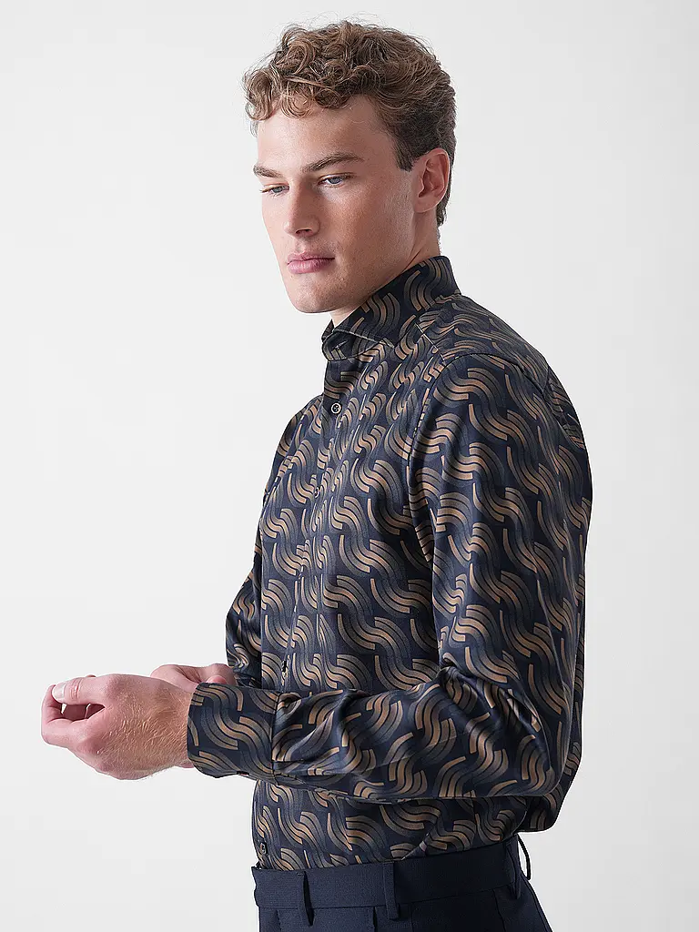 OLYMP | Camisa Modern Fit | Azul oscuro