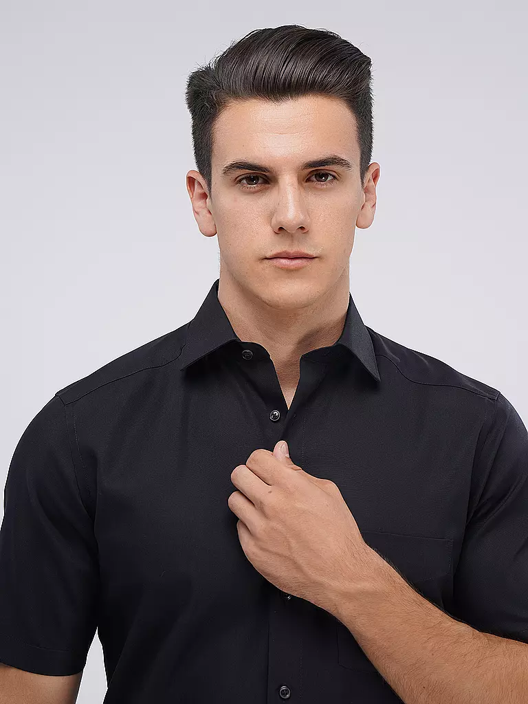 OLYMP | Camisa Modern Fit | Negro