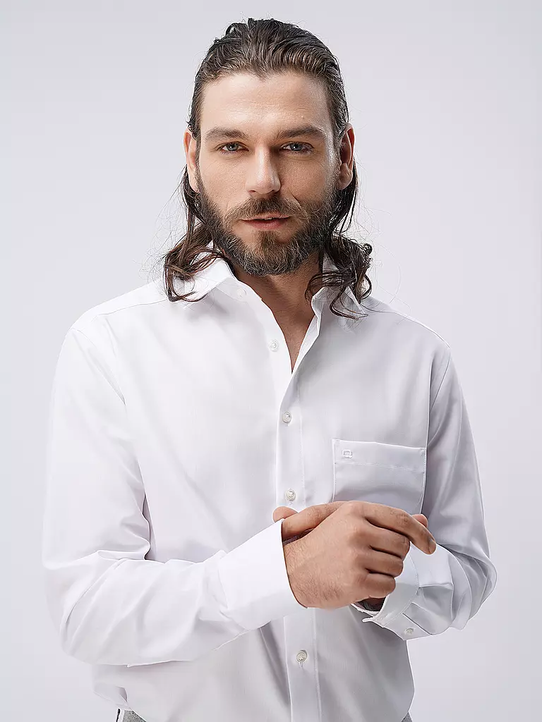 OLYMP | Camisa Modern Fit | Blanco