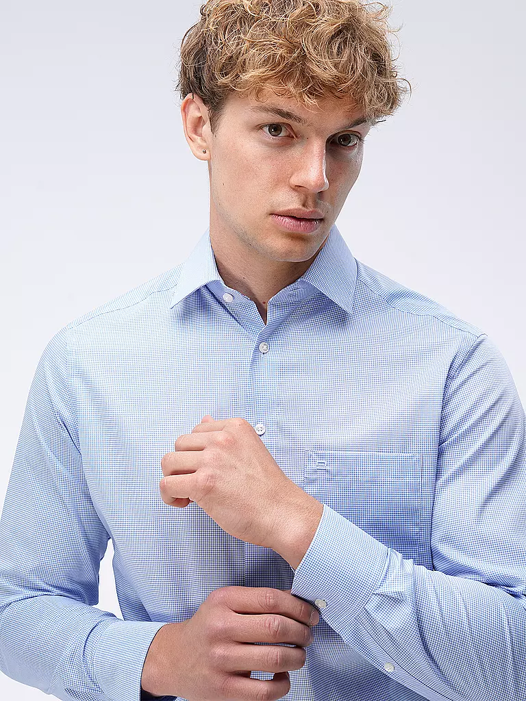 OLYMP | Camisa Modern Fit | Azul