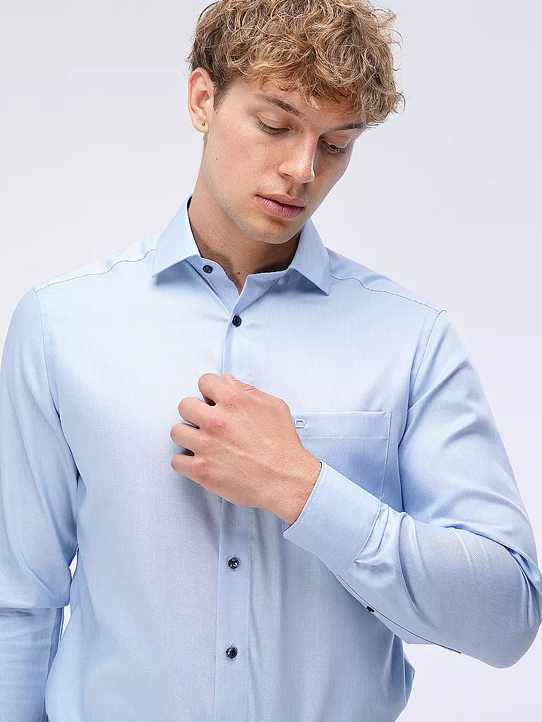 OLYMP | Camisa Modern Fit | Azul