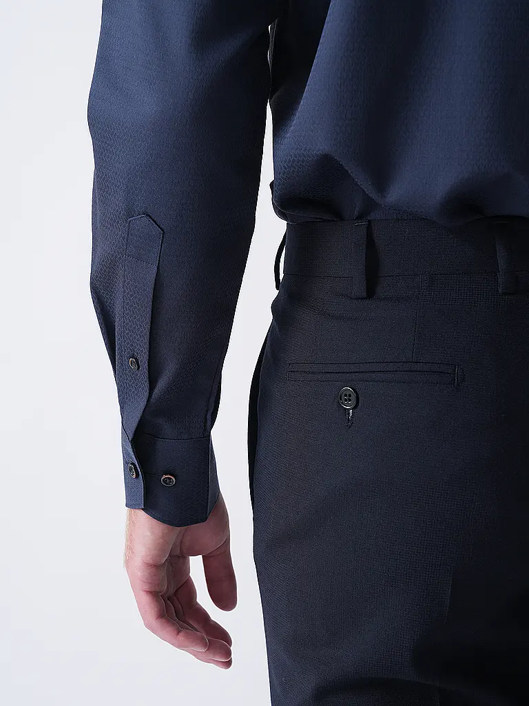 OLYMP | Camisa Modern Fit | Azul oscuro