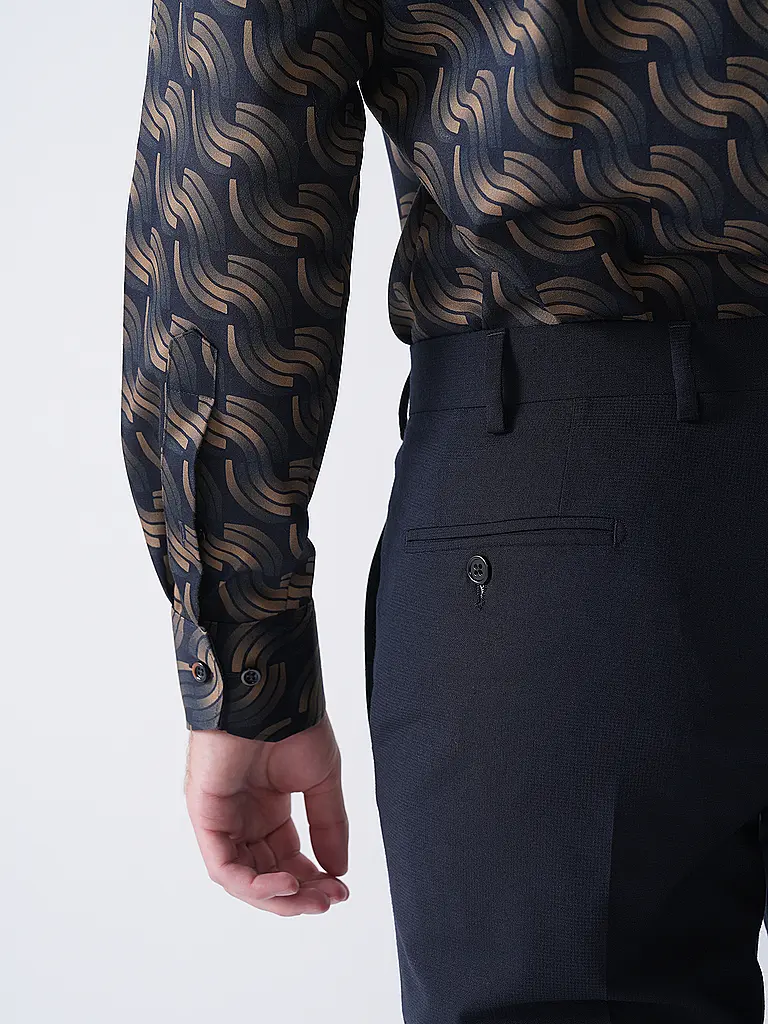 OLYMP | Camisa Modern Fit | Azul oscuro