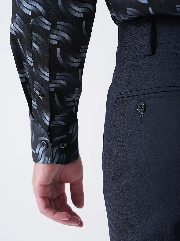OLYMP | Camisa Modern Fit | Negro