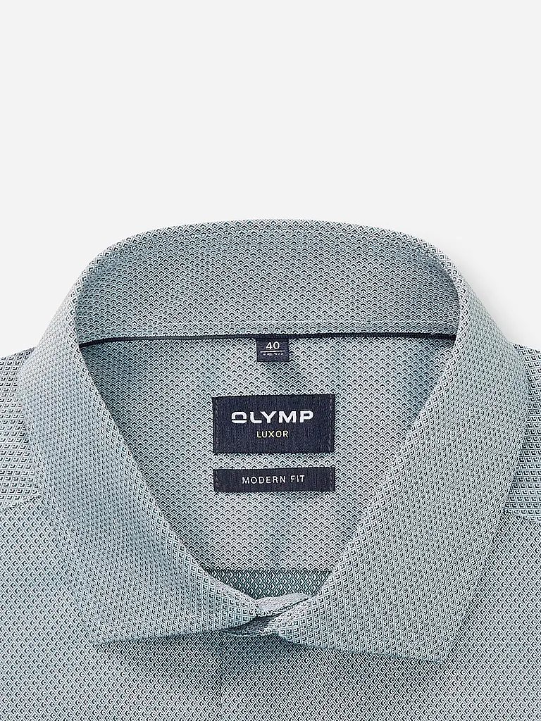 OLYMP | Camisa Modern Fit | Verde oscuro