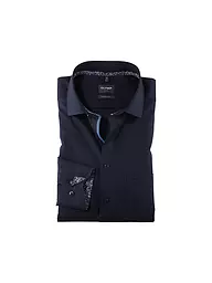 OLYMP | Hemd Modern Fit | Azul oscuro