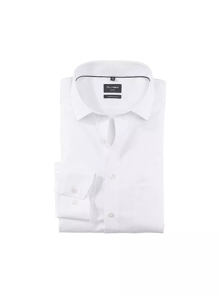 OLYMP | Hemd Modern Fit | Blanco