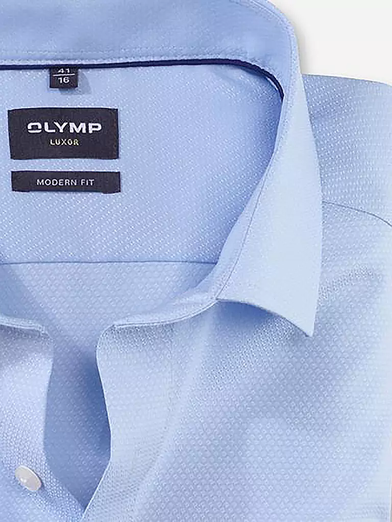OLYMP | Hemd Modern Fit | Azul claro