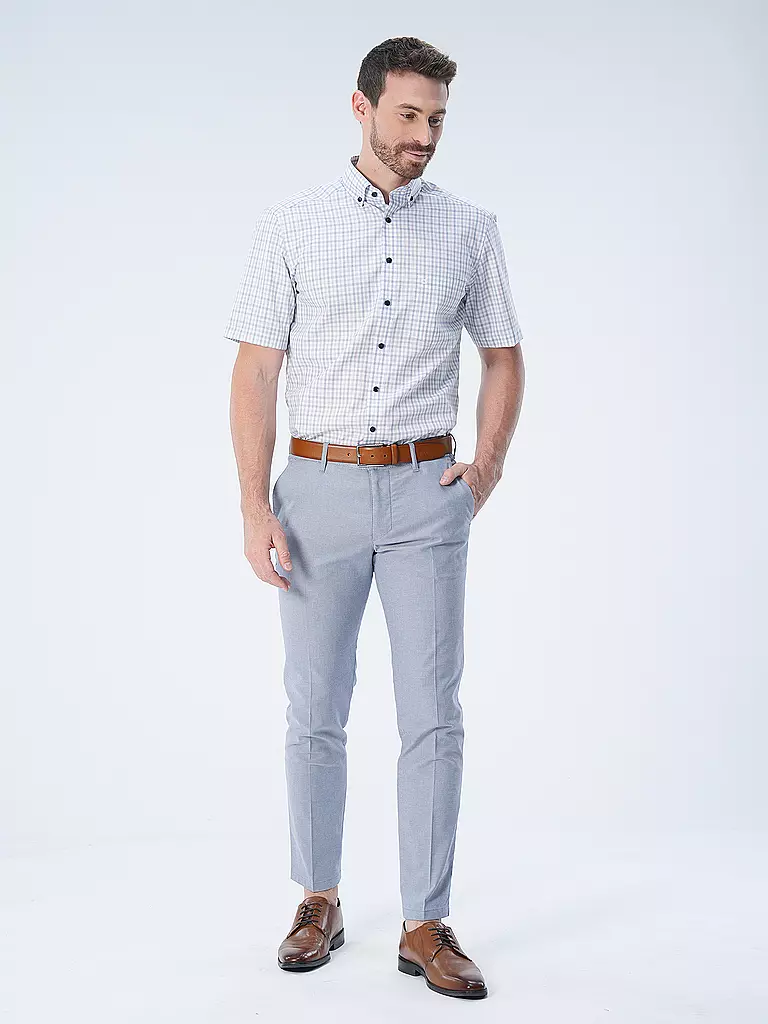 OLYMP | Hemd Modern Fit | Gris claro