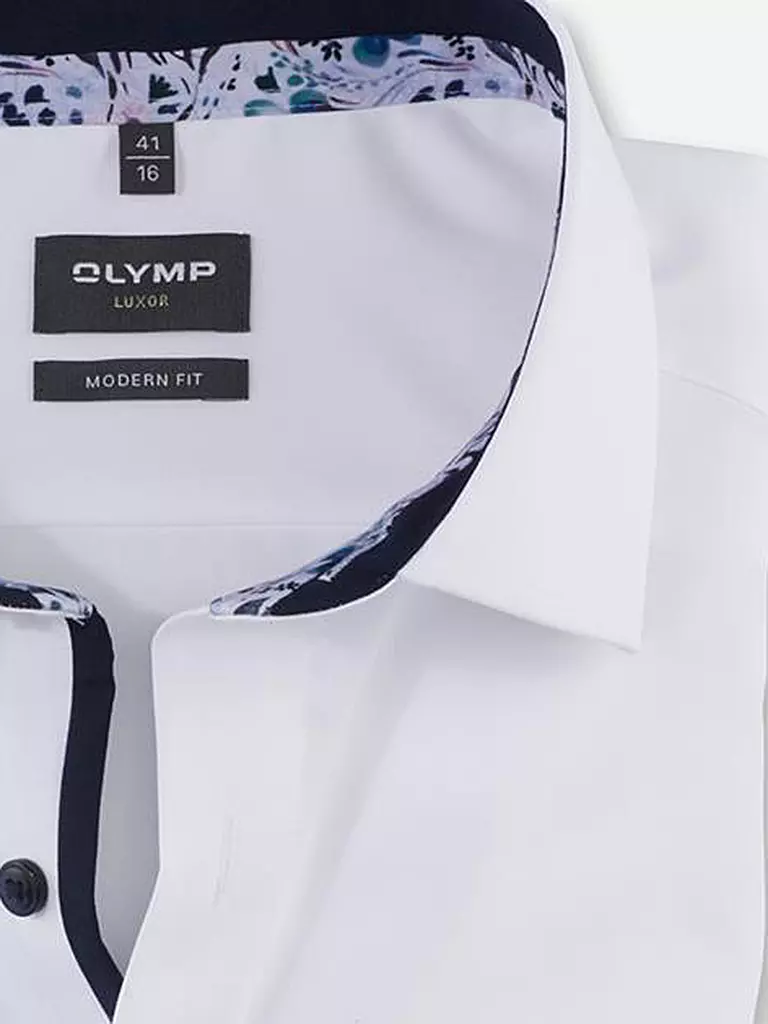 OLYMP | Hemd Modern Fit | Blanco