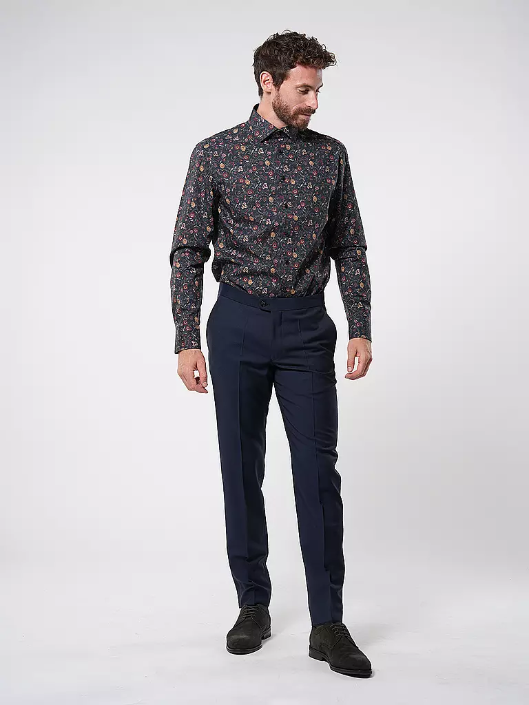 OLYMP | Hemd Modern Fit | Azul oscuro