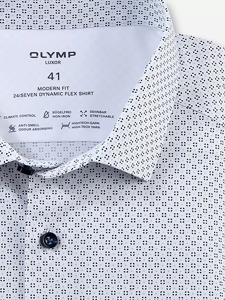OLYMP | Hemd Modern Fit | Blanco