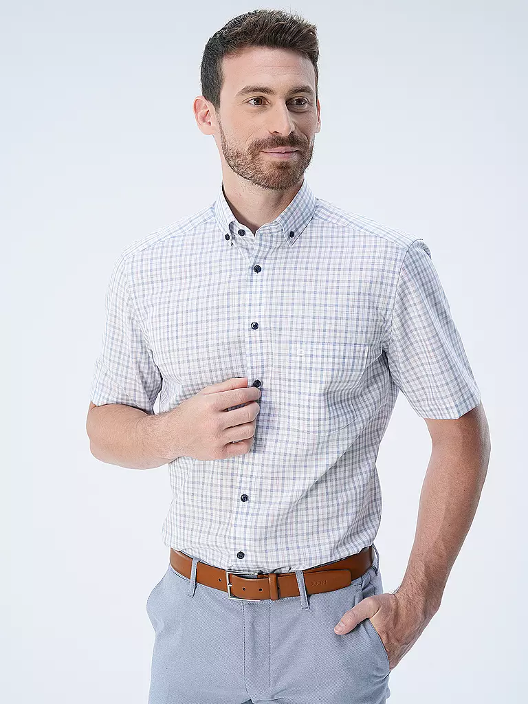 OLYMP | Hemd Modern Fit | Gris claro