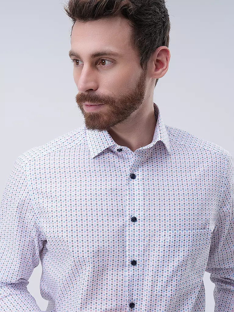 OLYMP | Hemd Modern Fit | Blanco