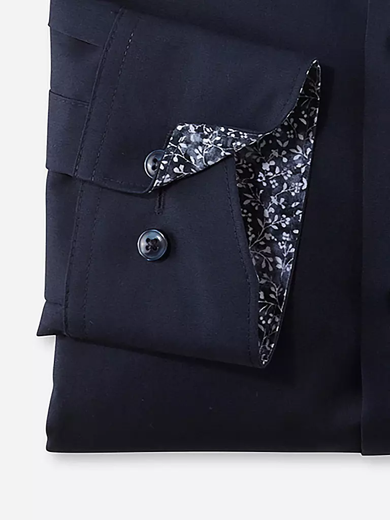 OLYMP | Hemd Modern Fit | Azul oscuro