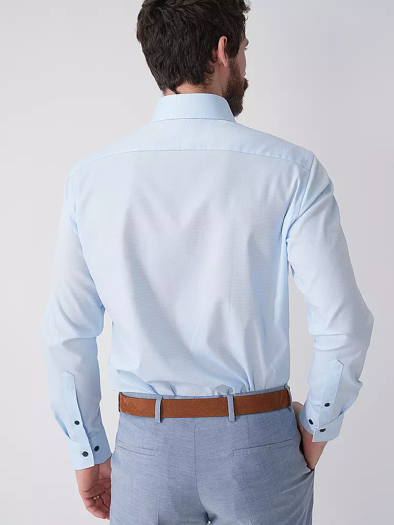 OLYMP | Hemd Modern Fit | Azul claro
