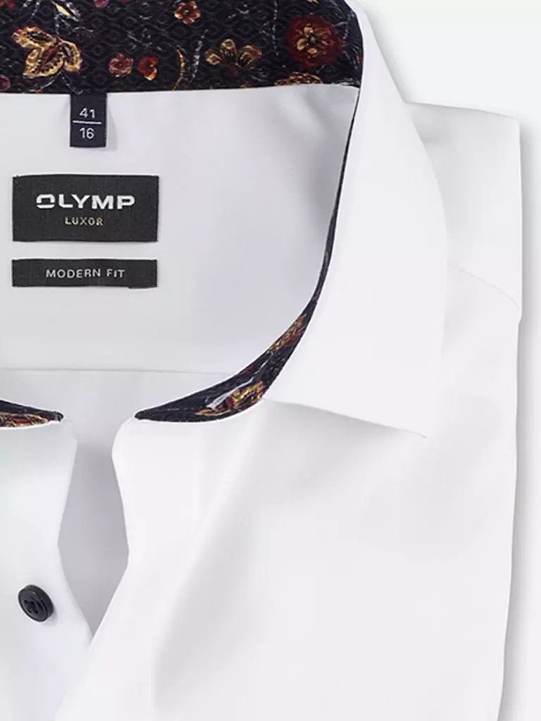 OLYMP | Hemd Modern Fit | Blanco