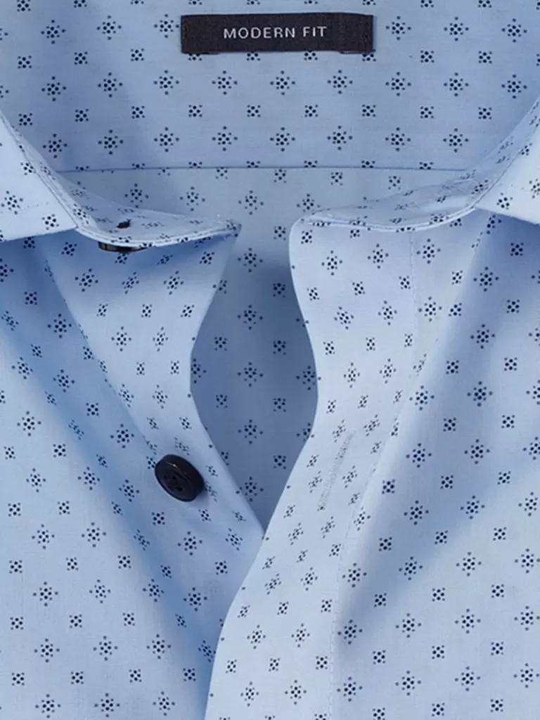 OLYMP | Hemd Modern Fit | Azul claro