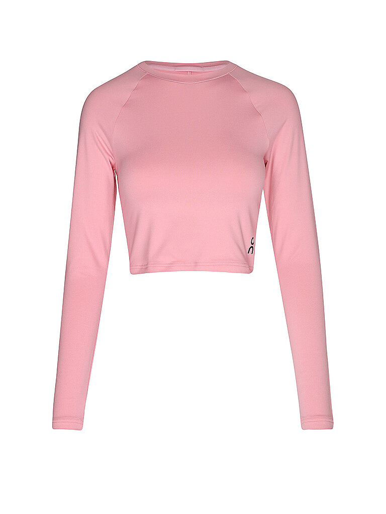 On Langarmshirt Cropped Fit rosa
