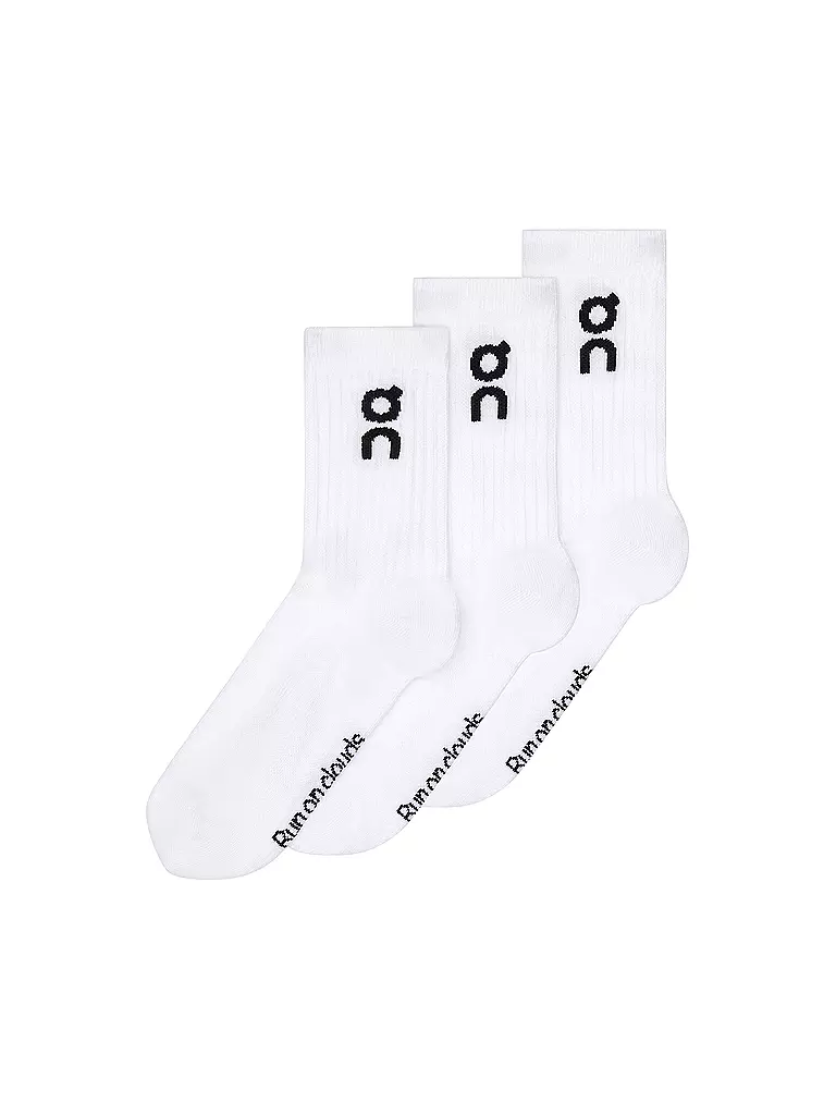 ON | Calcetines paquete de 3 blanco | Blanco