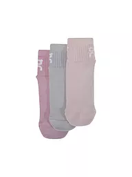 ON | Calcetines paquete de 3 blanco | Rosa