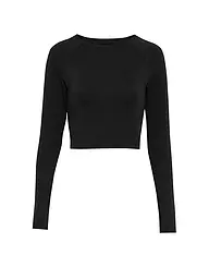 ON | Camiseta de manga larga con corte cropped | Negro