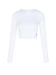 ON | Camiseta de manga larga con corte cropped | Blanco
