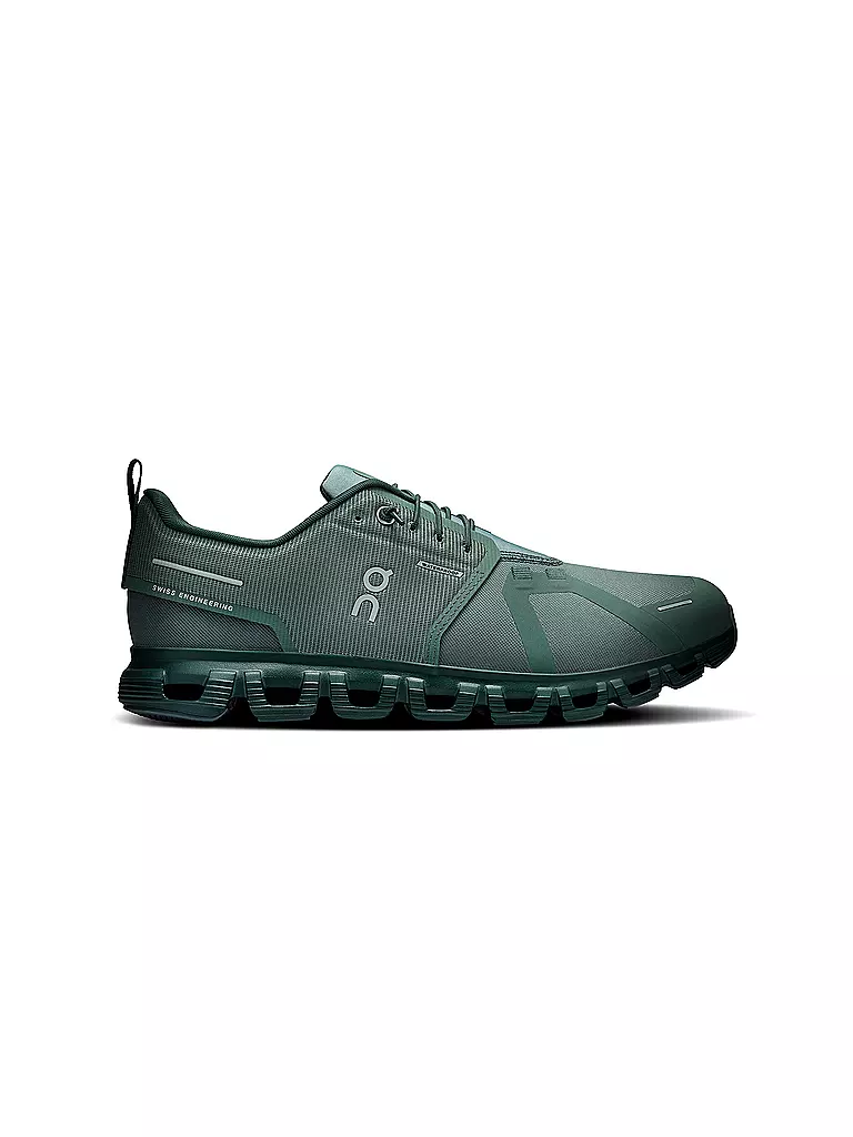 ON | Zapatillas CLOUD 6 Impermeables | Verde oscuro