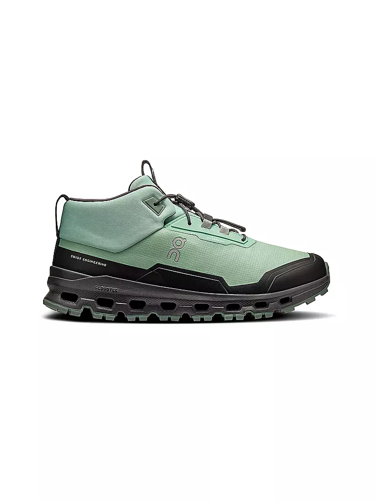 ON | Zapatillas para niños CLOUDHERO MID WATERPROOF | Verde